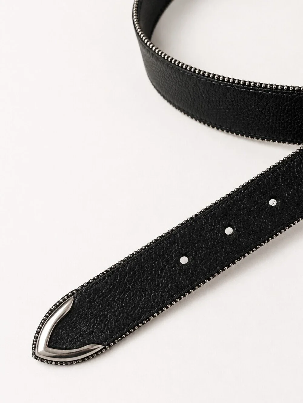 SILVER AND BLACK Womans Belt